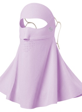 【新品】蚕丝滋养防晒护颈脸基尼女士全脸防紫外线口罩全防护面颈