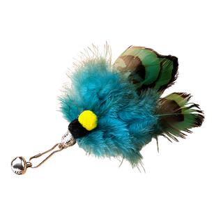 猫玩具CFA赛级逗猫棒长杆羽毛铃铛替换头耐抓咬幼猫自嗨解闷神器