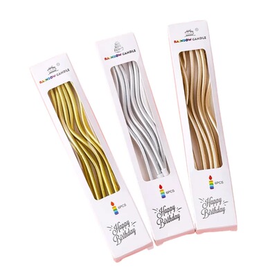 曲线蜡烛蛋糕装饰品摆件