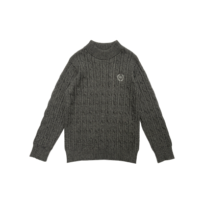 [半高领][针织衫]米西果毛衣