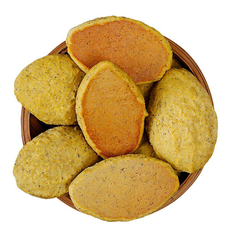 山东纯手工玉米面饼子杂粮饼无糖精粗粮窝窝头杂粮包主食馒头煎饼