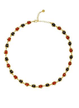 ZIVGREY复古天然黑玛瑙项链