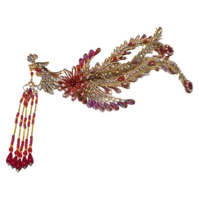 花旦大偏凤头饰古风DIY镶嵌新品