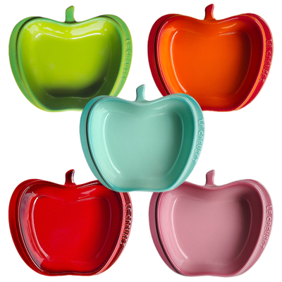 釉下彩甜品碗酷彩陶瓷法式苹果碗