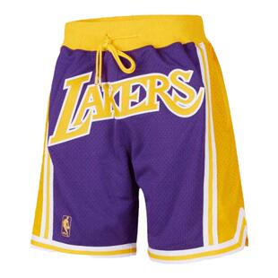 【JUSTDON联名】MN湖人队96-97赛季球裤美式运动健身短裤礼盒装男