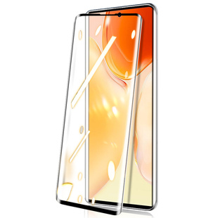 创霸适用opporeno10钢化膜reno10pro手机膜新款的oppo全屏pro+十全包边保护贴膜全胶reon曲面屏水凝防摔0pp0