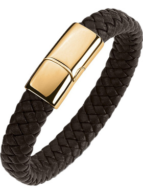 手链皮手链免费刻字棕色