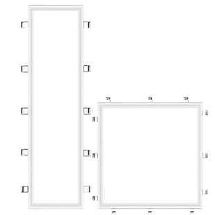 石膏板开孔300x1200弹簧卡扣式led平板灯60x60内嵌入式吸顶蜂窝灯