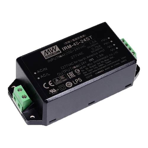 明纬IRM-45模块开关电源ST 45W 5V12V15V24V48V 端子型AC-DC模块