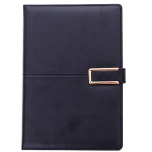 B5 A5 A6带扣记事本棕色皮面 11mm宽行距 横线笔记本 定制 厚