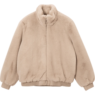 【播奥莱】播 bo 商场同款短外套立领摇粒绒上衣BDQ4WD0626