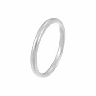 【透莎】古法磨砂S925纯银戒指女简约时尚个性女生闭口素圈食指环