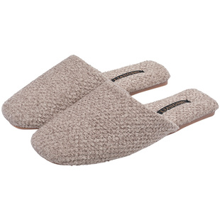 秋季高级肌理感极简风情侣凉拖鞋女简约室内轻便防滑居家牛筋底男