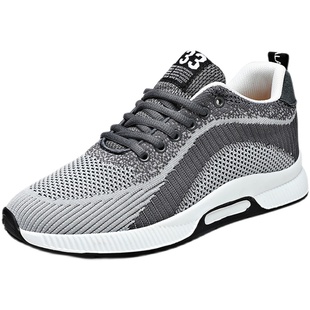 冬季隐形内增高运动鞋男10cm8cm6网布透气男士小码37码休闲增高