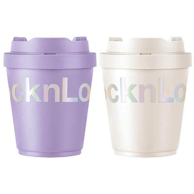 【自营】乐扣乐扣陶瓷内胆保温杯迷你小巧便携水杯咖啡杯随行杯子