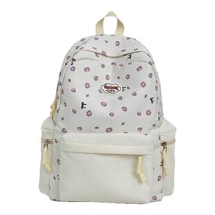 书包初中生女生ins风小众蓝色系大容量新款爆款高中双肩包高颜值