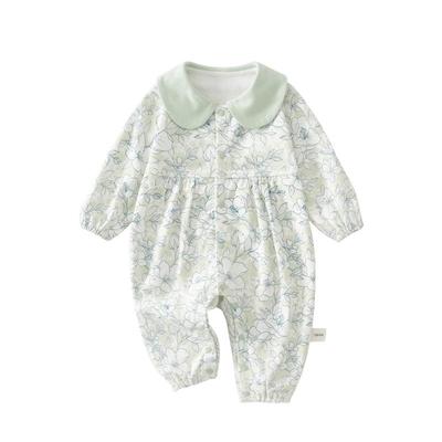 小聪熊婴儿衣服春秋款连体衣外出
