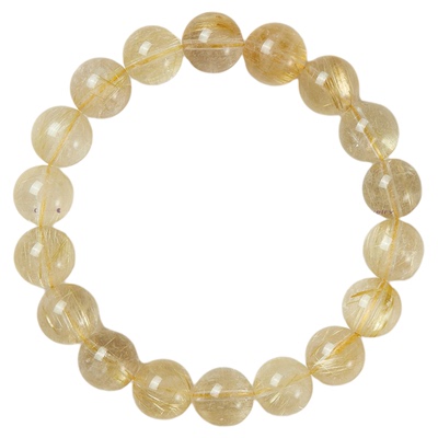 zeroline天然金发晶手串女