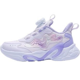 麋鹿361度童鞋女童运动鞋儿童跑步鞋秋冬新款革面保暖小童鞋子