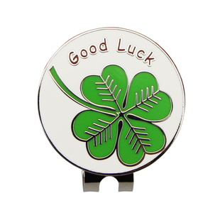 高尔夫球帽帽夹Mark 磁性球位标30mm马克 圆币带夹子果岭配件包邮