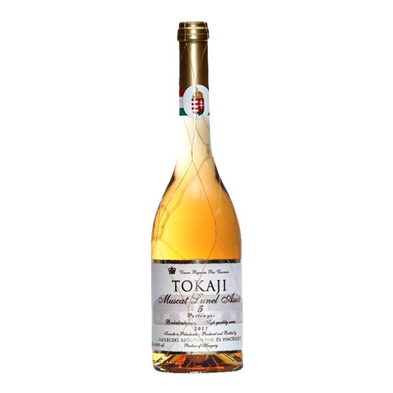 匈牙利进口红酒 保罗金线托卡伊tokaji5篓5P甜白葡萄酒2018贵腐酒