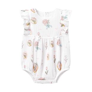 【清仓特惠】全棉时代婴儿抗菌连衣裙甜美公主裙纯棉透气可爱裙子