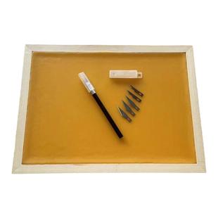 手工专业剪纸工具蜡盘刻纸专用蜡板垫板套装不沾不油特色手工DIY