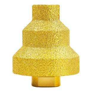 宝塔钻金刚石瓷砖打孔钻头多孔径锥形开孔器磨边扩孔角磨机打磨头