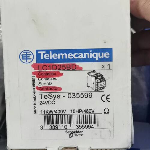 安全开关LC1D25BD11KW400v15拍前询价下单