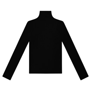 HONORE古月 100%澳洲超细美丽诺羊毛 扬子纱简约百搭高领打底衫