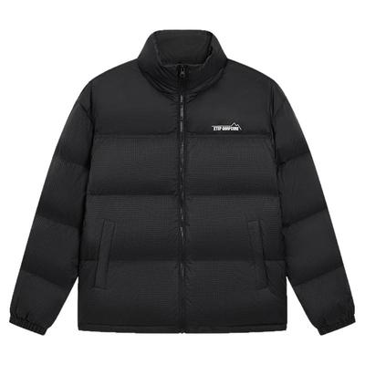 特步立领羽绒服男女立领外套