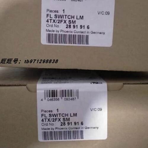 议价现货 全新原装菲尼克斯2891916 FL SWITCH LM 4TX/2FX SM 交