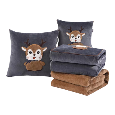 畅如车载午休沙发办公头枕靠枕被