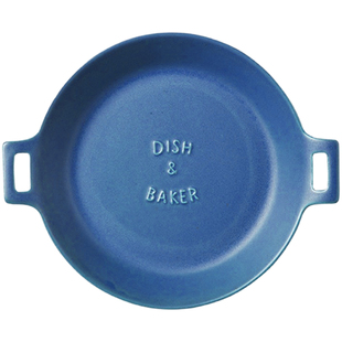 DEARYOU日本进口Meister Hand双耳陶盘陶瓷焗饭烤盘早餐盘一人食