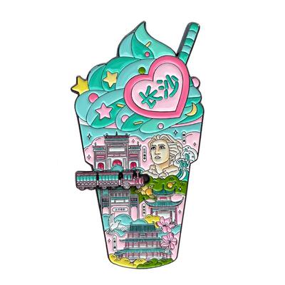 长沙文创旅游冰箱贴纪念品伴手礼 小火车可滑动