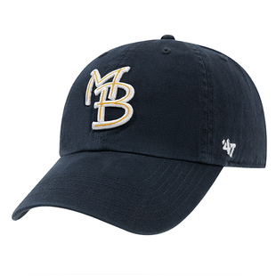 47brand春夏显白藏青色宽檐遮阳帽子女复古棒球帽男大标鸭舌帽