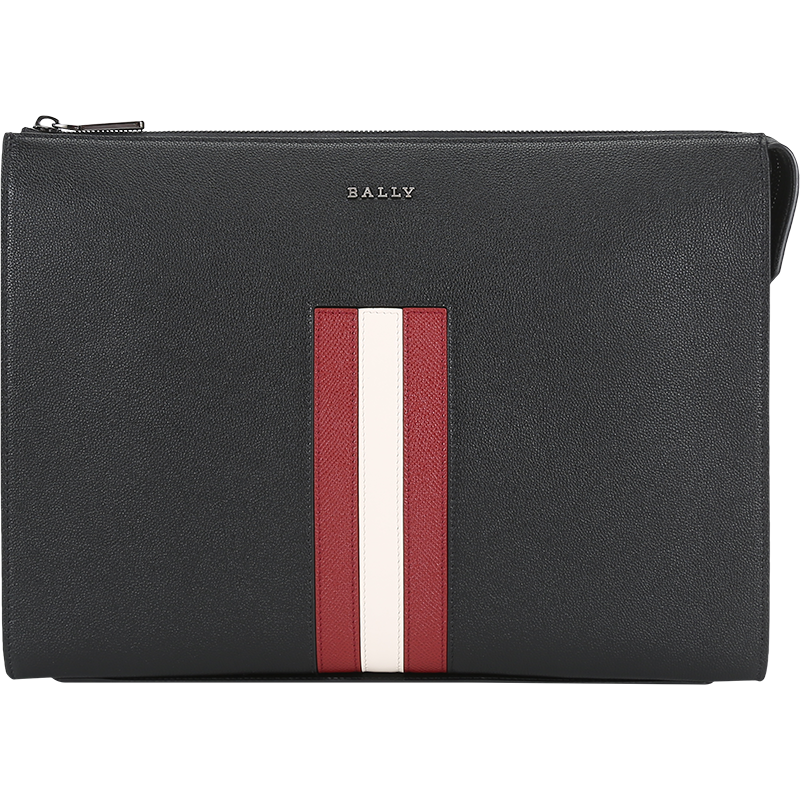 【自营】Bally/巴利男士皮质手拿包公文包 ENZON TSP条纹