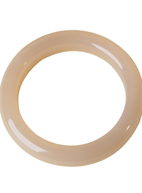 凤飞凰和田玉藕粉正圈冰透手镯