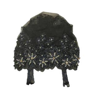 纱巾包头帽子纯手工流苏帽头巾帽新款盖头女帽子时尚遮白发帽头套