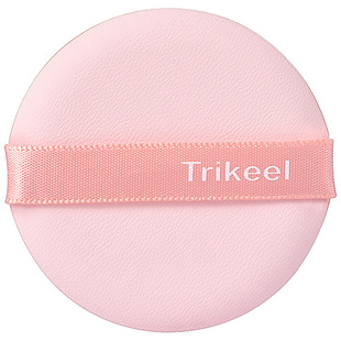 川琦儿粉色气垫粉扑带收纳盒子替换专用薄款圆干湿两用不吃粉化妆