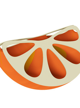 十八纸柠食架零食篓创意装饰摆件