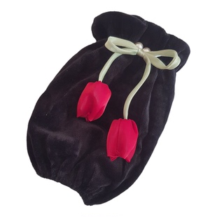 秋冬女童袖套袖宝宝儿童袖头3-6-12岁防污防脏小孩护袖红色黑白色