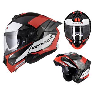 rymic睿觅头盔摩托车全盔机车揭面盔男女安全盔蓝牙半盔头灰夏季