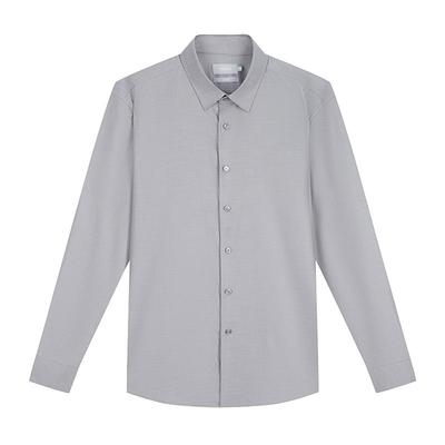 ziozia秋季商务休闲男士长袖衬衫