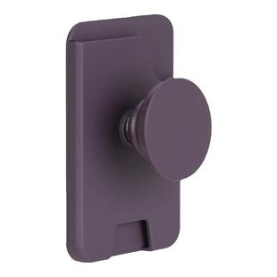 新款PU磁吸卡包magsafe硅胶证件包懒人支架手机背贴卡套苹果15pro