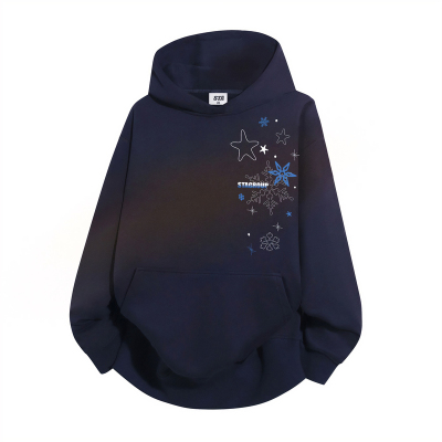 STA旗舰店美式潮牌小众设计连帽卫衣男女秋冬季纯棉情侣加绒外套