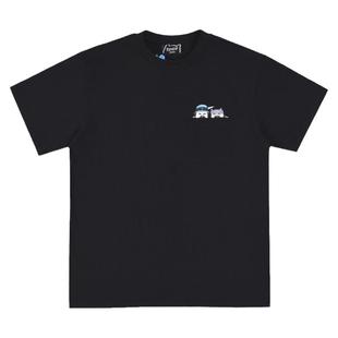 美国潮牌RIPNDIP贱猫中指猫短袖T恤恶搞口袋嬉皮士组合男女情侣款