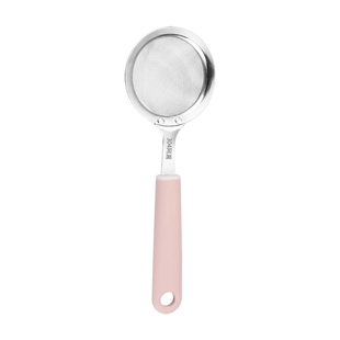 婴儿辅食豆浆过滤网筛面粉筛子宝宝蒸蛋工具家用超细超密小号漏勺