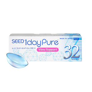 SEED实瞳日本进口京樱近视渐进多焦点近视隐形眼镜日抛次抛32片