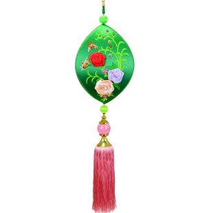 纯手工开口笑香包布艺刺绣装饰挂件中国风小礼品手工艺品纪念品